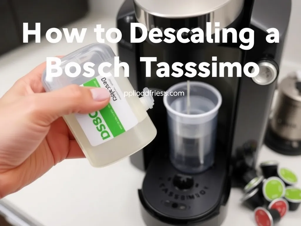 Jak odkamienić ekspres Bosch Tassimo?