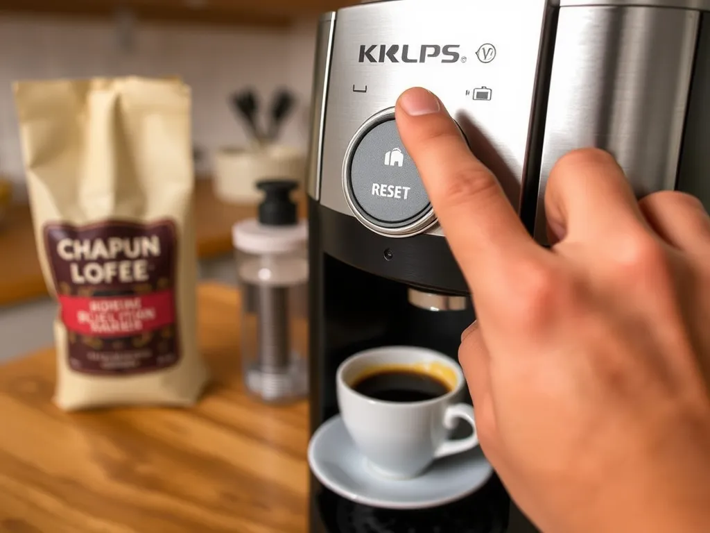 Jak zresetować ekspres Krups EA89?