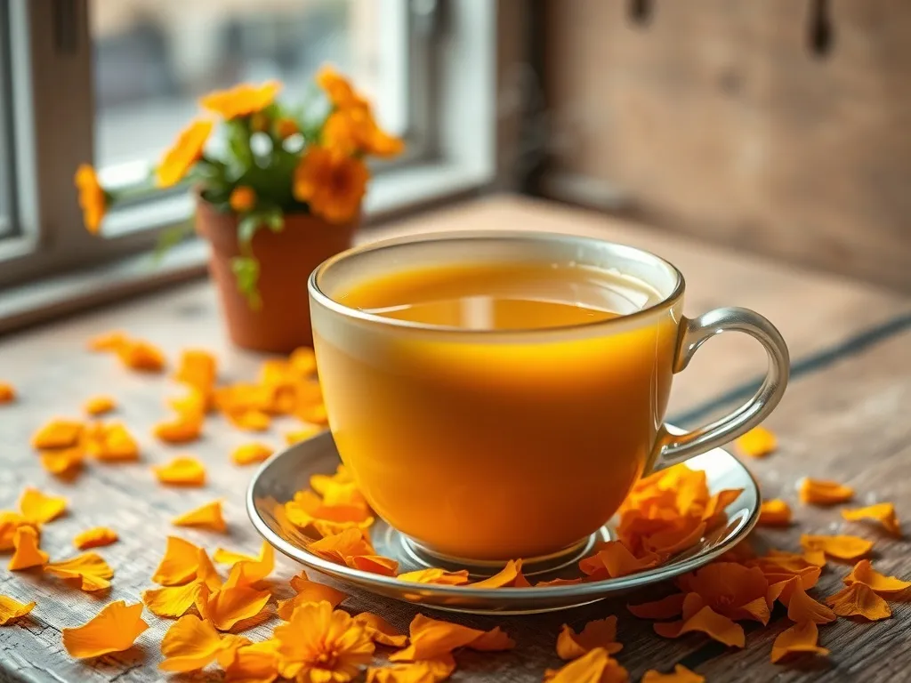 Herbata z nagietka – na co pomaga i jak ją przygotować?