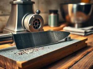 Jak naostrzyć nóż do maszynki do mięsa?