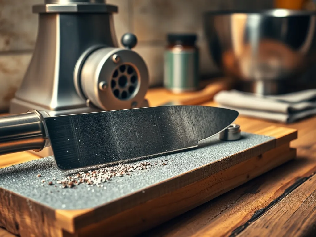 Jak naostrzyć nóż do maszynki do mięsa?