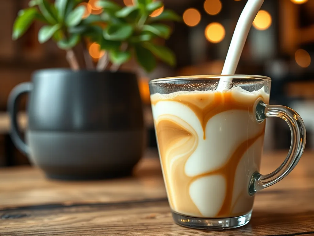 Czy kawa z mlekiem tuczy?