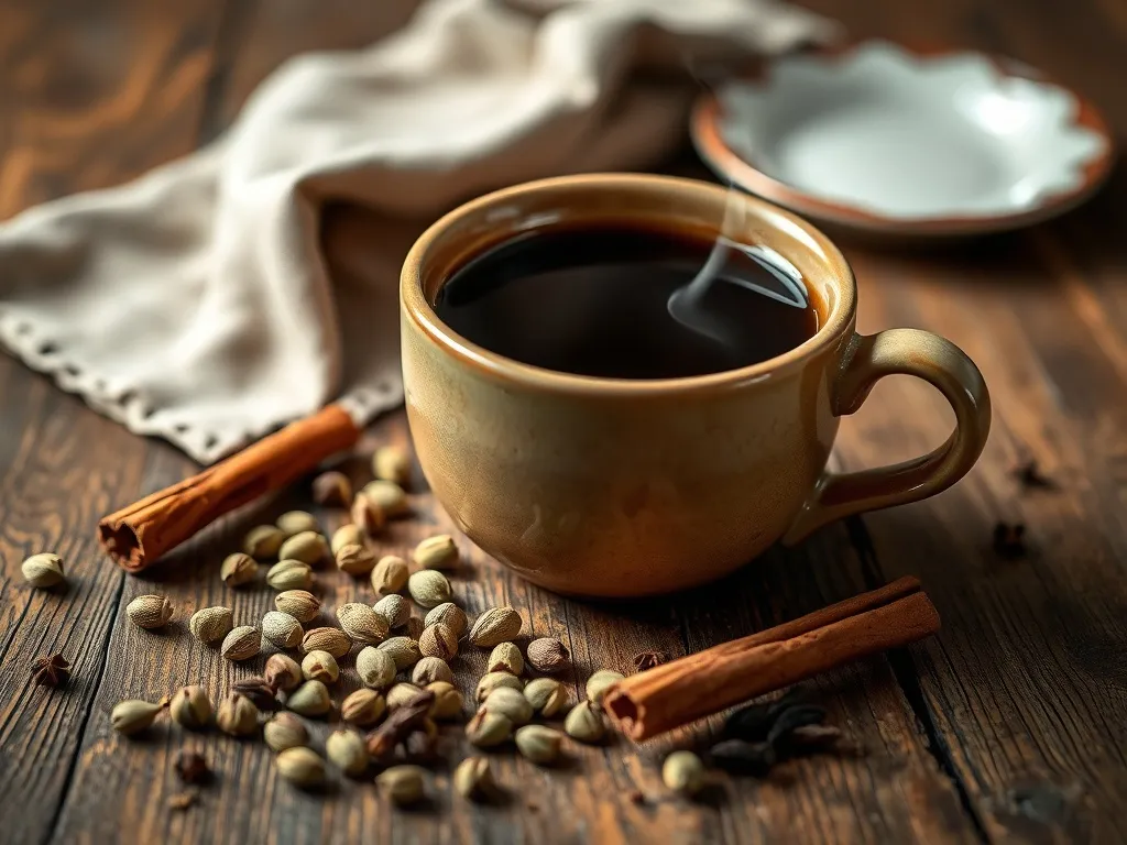 Kawa z kardamonem cynamonem i goździkami – prosty przepis